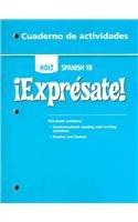 Book ¡Exprésate!: Cuaderno de actividades Student Edition Level 1B free