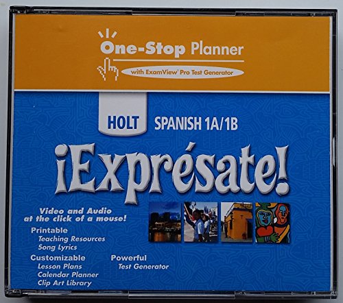 Book ¡Exprésate!: One-Stop Planner Level 1 A-B free