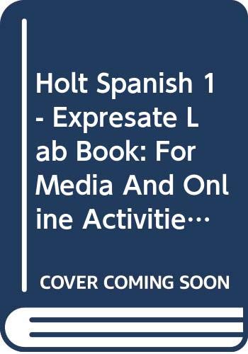 Book Holt Expresate Lab Book for Media and Online Activities, Level 1 free