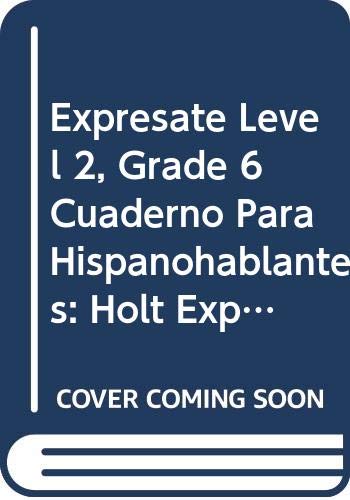 Book ¡Exprésate!: Cuaderno Spanish Student Edition Level 1 free