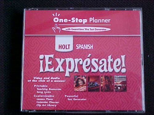 Book ¡Exprésate!: One-Stop Planner Level 1 free