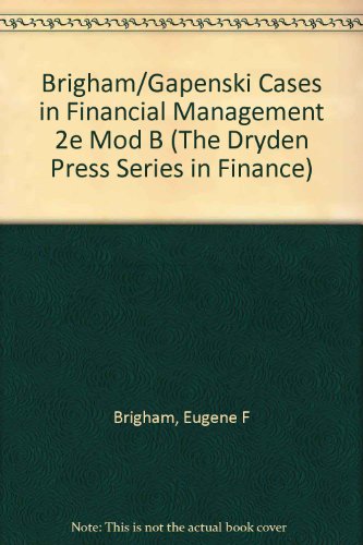 Book Cases in Financial Management (The Dryden Press Series in Finance) free