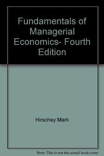 Book Fundamentals Of Managerial Economics, Fourth Edition free
