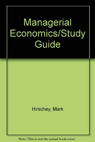 Book Managerial Economics/study Guide free