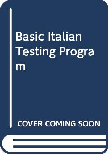 Book Basic Italian: Testing Program free