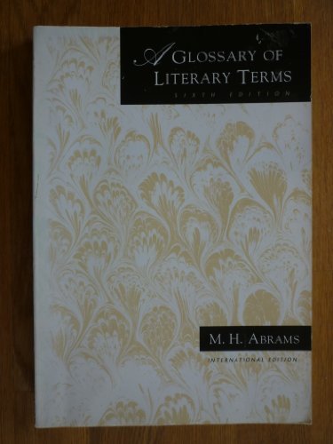 Book A Glossary of Literary Terms free