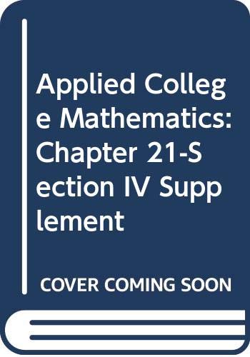 Book Applied College Mathematics: Chapter 21-Section IV Supplement free