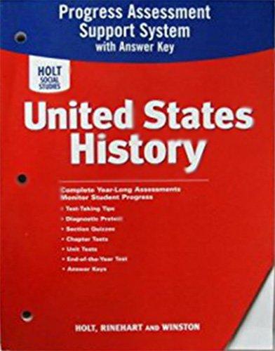 Book United States History: Program Assessment Support System Package Beginnings to 1914 free