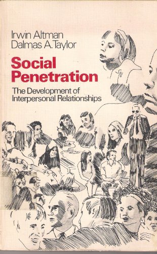 Book Social penetration: The development of interpersonal relationships free