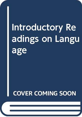 Book Introductory Readings On Language free