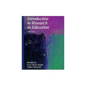 Book Introduction to research in education free