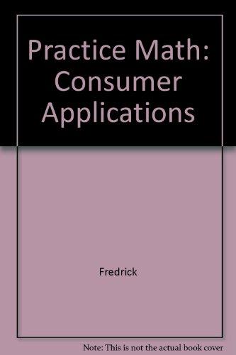Book Practice Math: Consumer Applications free