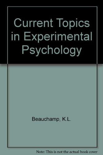 Book Current topics in experimental psychology free