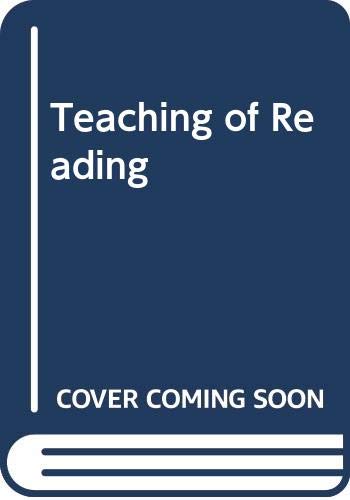 Book The Teaching Of Reading free