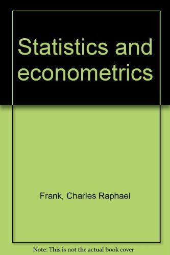 Book Statistics And Econometrics free