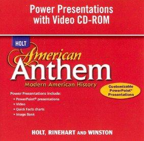 Book Pwr Pres W/VD CD-R Am Anthem 2007 Mod (American Anthem, Modern American History) free