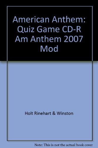 Book American Anthem, Modern American History: Quiz Game Cd-rom free