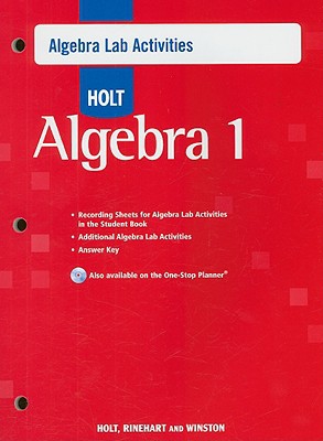 Book Holt Algebra 1: Algebra Lab Activities with Answers free