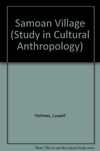 Book Samoan village, (Case studies in cultural anthropology) free