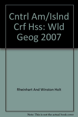 Book Holt World Geography: CNTRL AM/ISLND Chapter Resource Files free