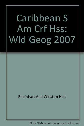 Book Holt World Geography: CARIBBEAN S AM Chapter Resource Files free