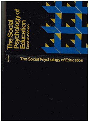 Book The Social Psychology Of Education free