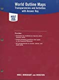 Book Holt Social Studies World Outline Maps: Transparencies and Activities with Answer Key free