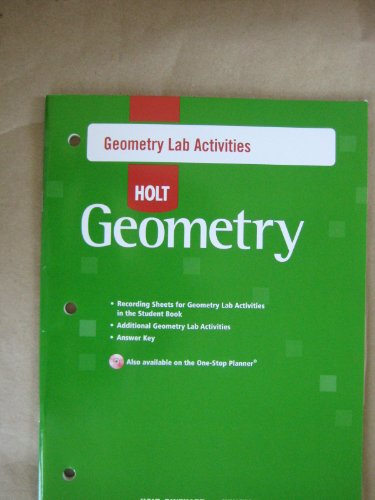 Book Holt Geometry © 2007: Lab Activities with Answers free