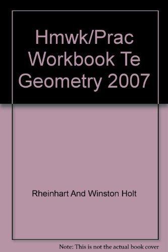 Book Holt Geometry: Homework and Practice Workbook Teacher Guide free