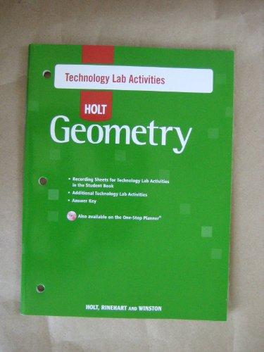 Book Holt Geometry © 2007: Tech Lab Activities with Answers free