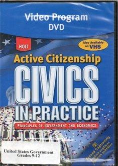 Book Holt Civics in Pratice Active Citizenship DVD Program free
