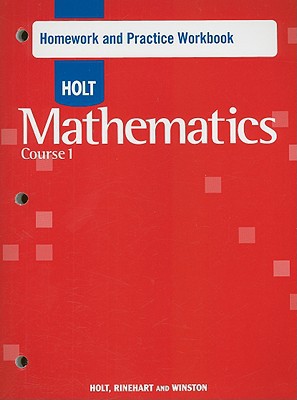 Book Holt Mathematics: Homework Practice Workbook Course 1 free