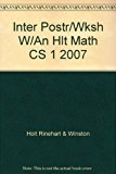 Book Inter Postr/wksh W/an Hlt Math Cs 1 2007 free