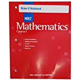 Book Know-It Notebook Holt Mathematics Course 1 2007 free
