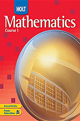 Book Know-It Notebook Teacher's Guide (Holt Math, Course 1) (2 Volumes) free