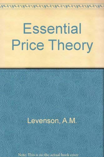 Book Essential Price Theory free
