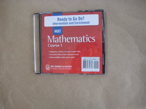 Book Holt Mathematics Course 1 - Ready to Go On? Intervention and Enrichment free