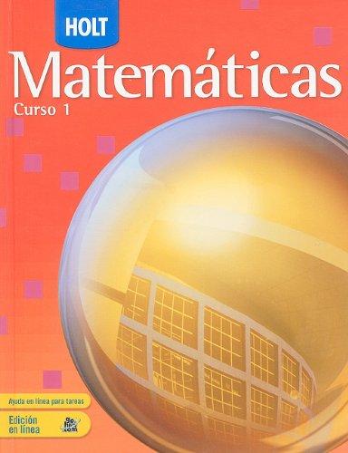 Book Holt Mathematics Course 1: Spanish Student Edition 2007 free