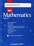 Book Holt Mathematics Course 2: Assessment Resources with Answer Key free