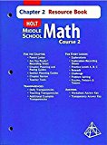Book Holt Mathematics: Chapter 2 Resource Book with Answers Course 2 free