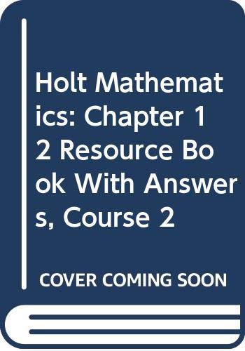 Book Holt mathematics, Course 2: Resource book free