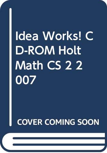 Book Holt Mathematics Course 2: I.D.E.A. Works! Special Education CD-ROM free
