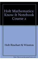 Book Holt Mathematics Course 2: Know-It Notebook free