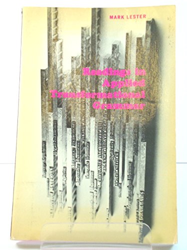 Book Readings in applied transformational grammar free