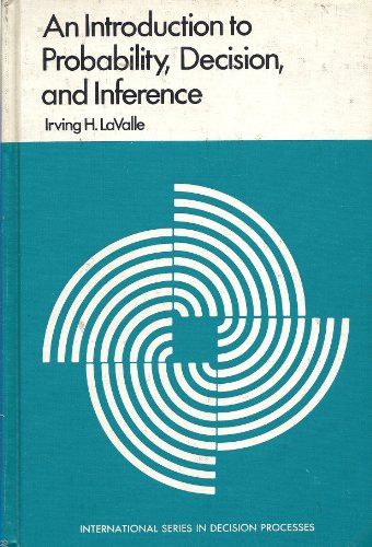 Book An introduction to probability, decision, and inference (International series in decision processes) free
