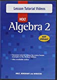 Book Holt Algebra 2: Lesson Tutorial Videos DVD-ROM free