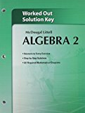 Book Holt Algebra 2: Solutions Key free