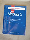 Book Holt Algebra 2: Tech Lab Activities with Answers free