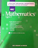 Book Holt Mathematics Course 3: Estas preparado? Intervención y enriquecimiento free