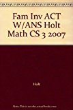 Book Holt Mathematics, Course 3, Family Involvement Activities free
